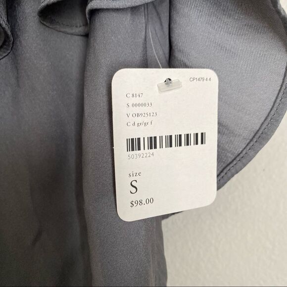 INTIMATELY FREE PEOPLE silver grey silky maxi dress NWT - Picture 4 of 6